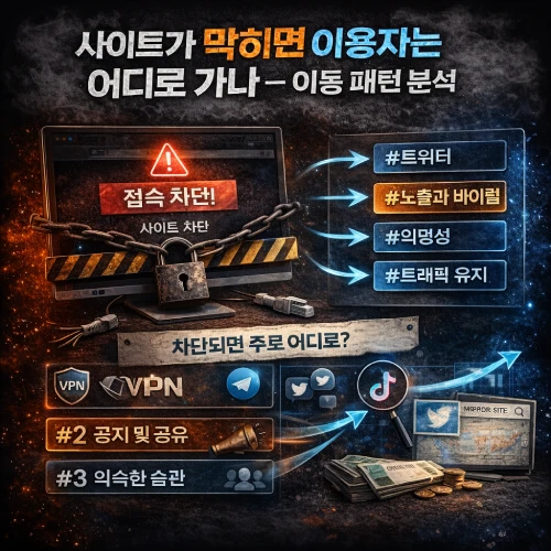 사이트 주소 변경 후 이용자 이동